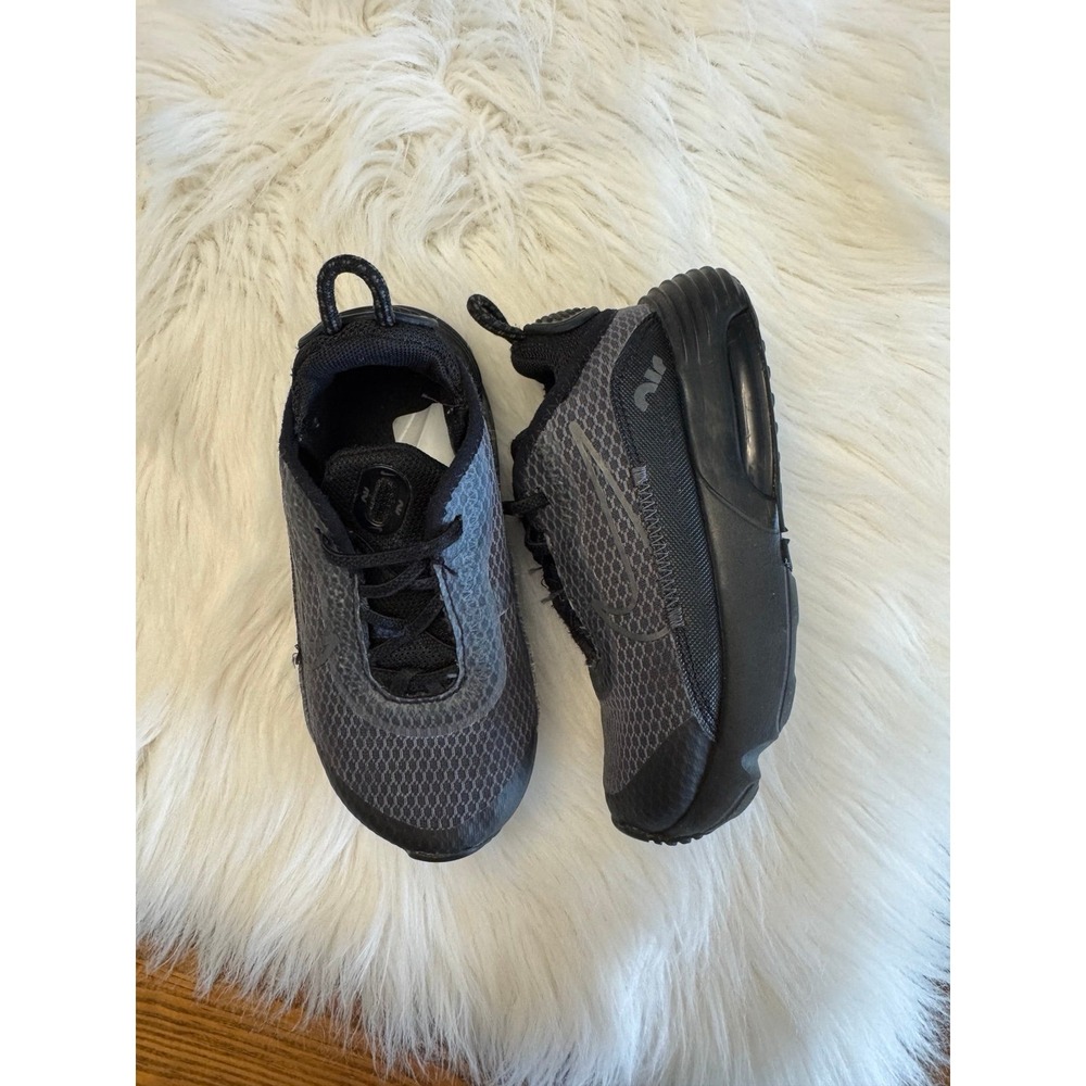Toddler Nike Air Max‎ 2090 shoes in the Black/Anthracite-Wolf grey size 9
